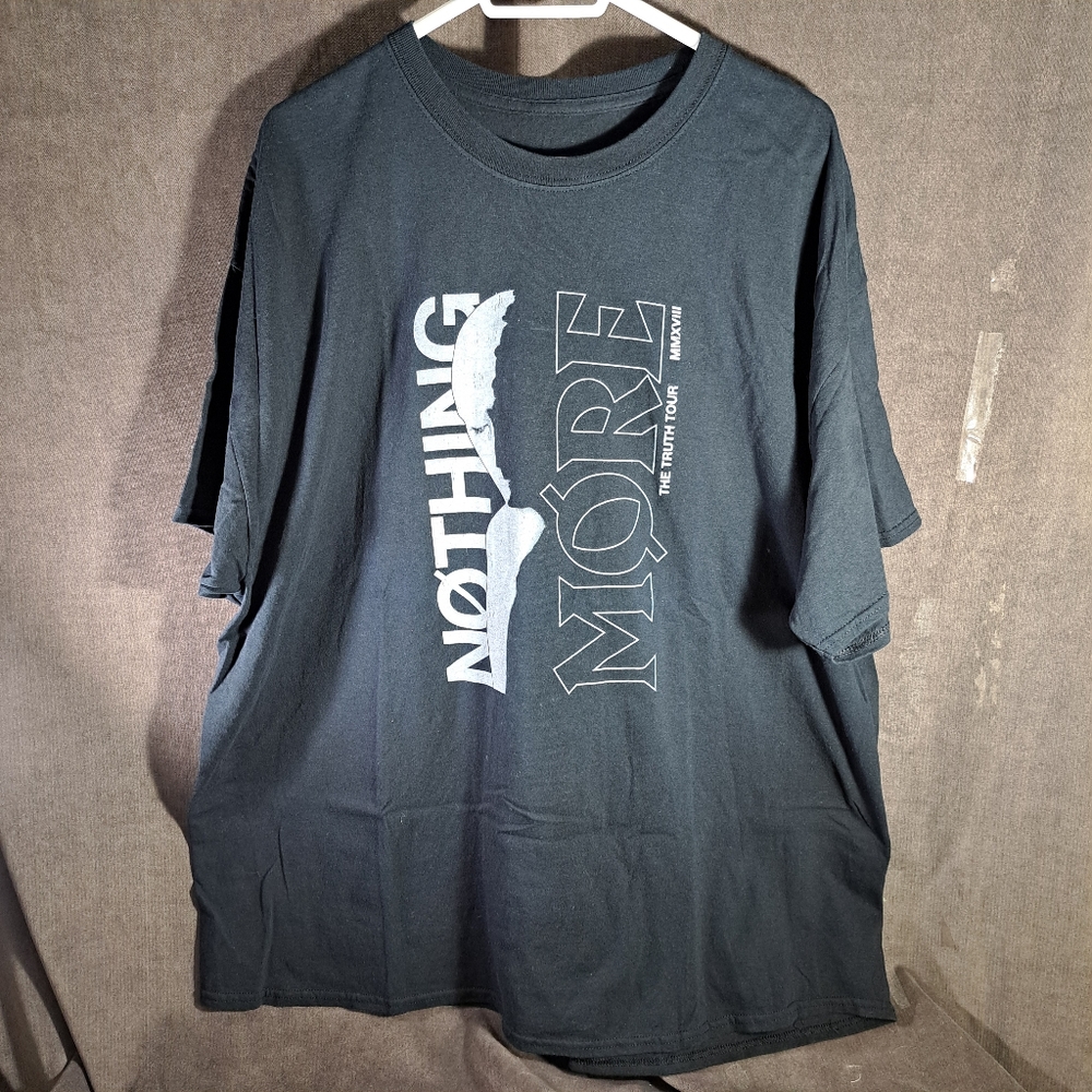 Nothing More The Truth Tour 2018 Canada Concert Black Graphic Band Tee NWOT 3XL